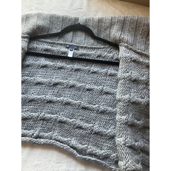 GAP Sz Small Cardigan Sweater High collar hand-knitted Cable Knit Wool Alpaca - Picture 5 of 12